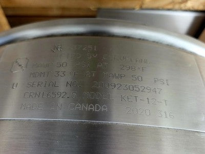 *NEW* Cleveland KET-12-T 12 gal Steam Kettle