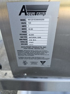 AccuTemp N6 Evolution 6-Pan Natural Gas Steamer on Stand